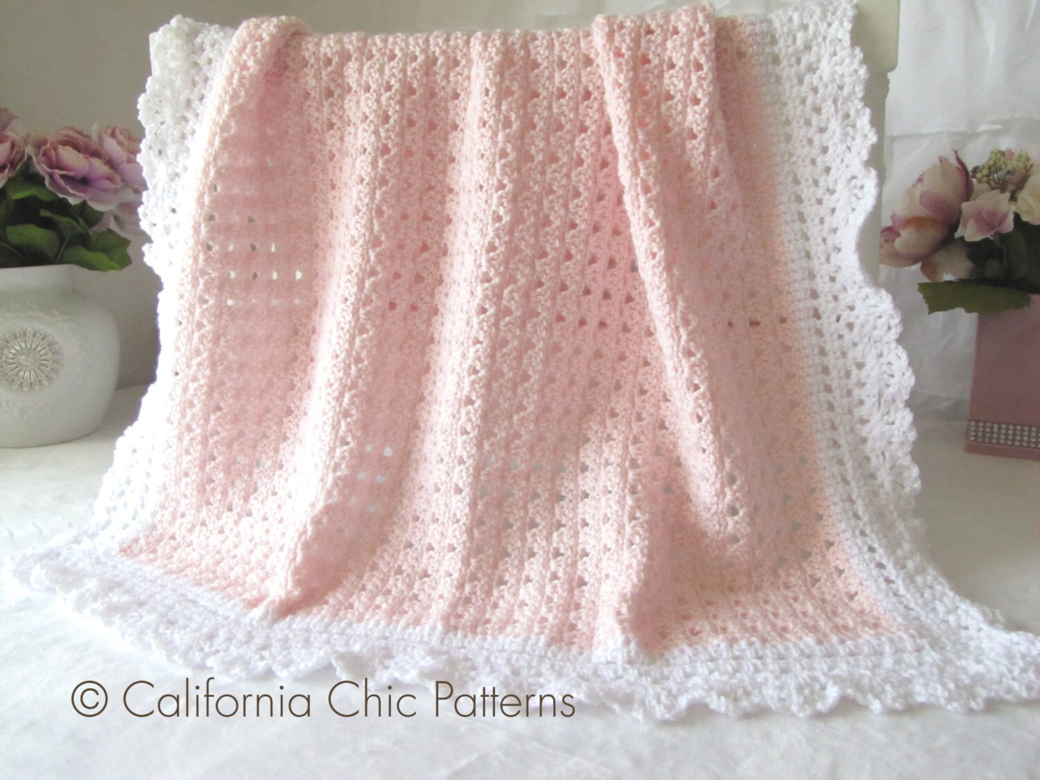 Crochet PATTERN 41 Angel Series Crochet Baby Blanket