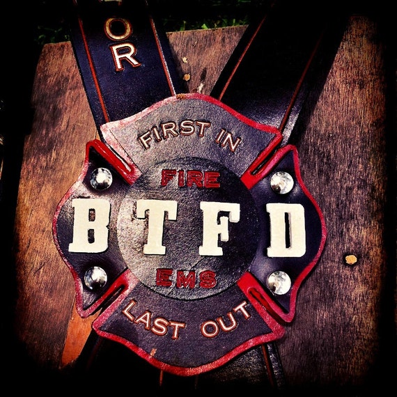 Items similar to Custom Firefighter Suspenders on Etsy