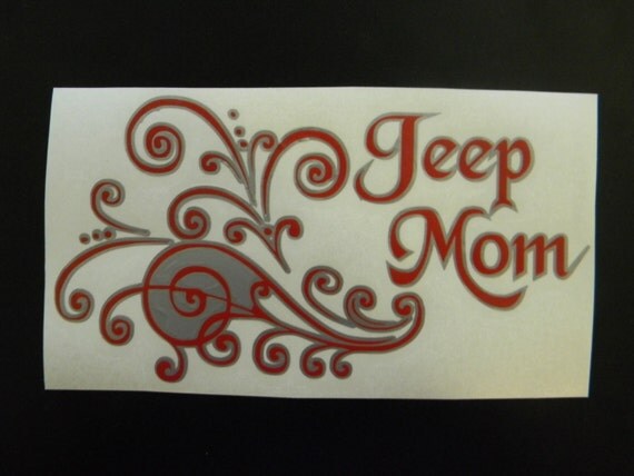 Jeep Mom Vinyl Decal Sticker