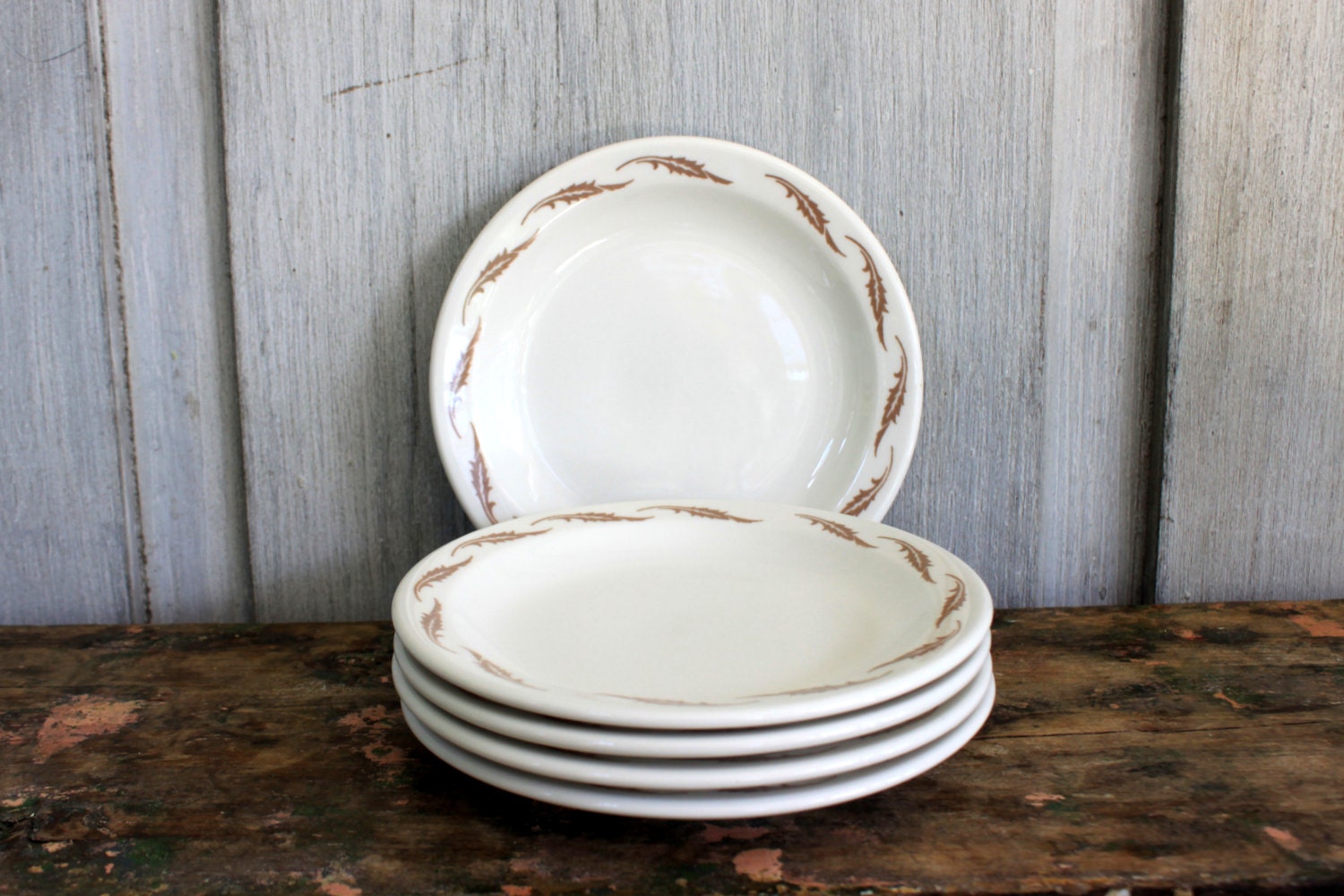 vintage restaurant ware // homer laughlin “Best China” // set of 5 ...