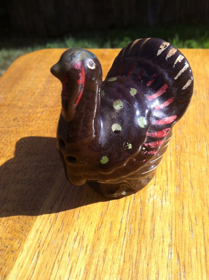 Turkey salt or pepper shaker made in Japan