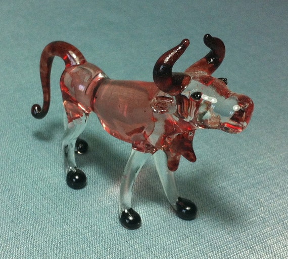 blown glass cow