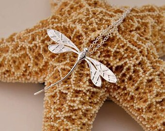Sterling Silver Dragonfly necklace