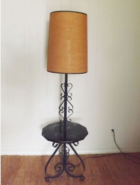 Items similar to Spanish Revival Style Floor Lamp with Mid Century