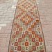 Anatolian Turkish Kilim Rug Carpet 81.8" x 27.1"