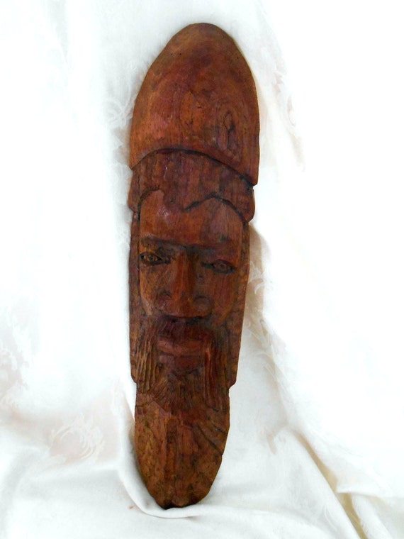 Jamaican Wood Carving Mask 1986