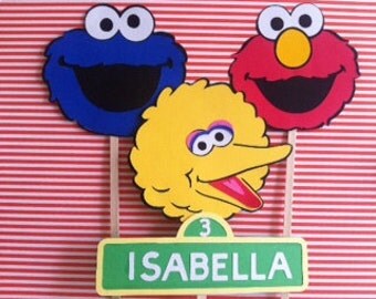 Sesame street centerpieces