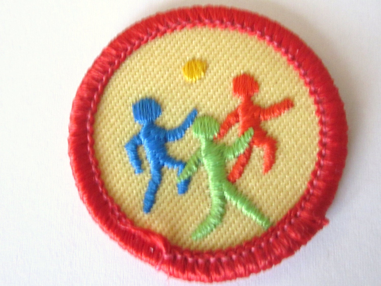 Junior Girl Scout Badge Sports circa 1980