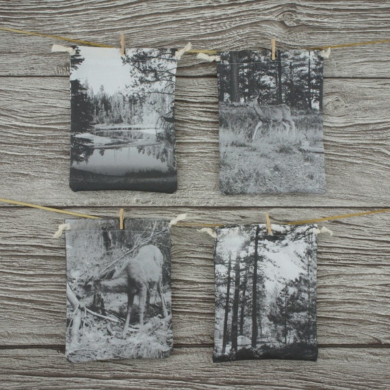 Items similar to Wilderness Fabric Goodie Bags on Etsy