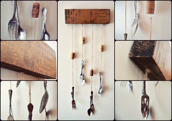 Items similar to Fork & Spoon Wall Decor on Etsy