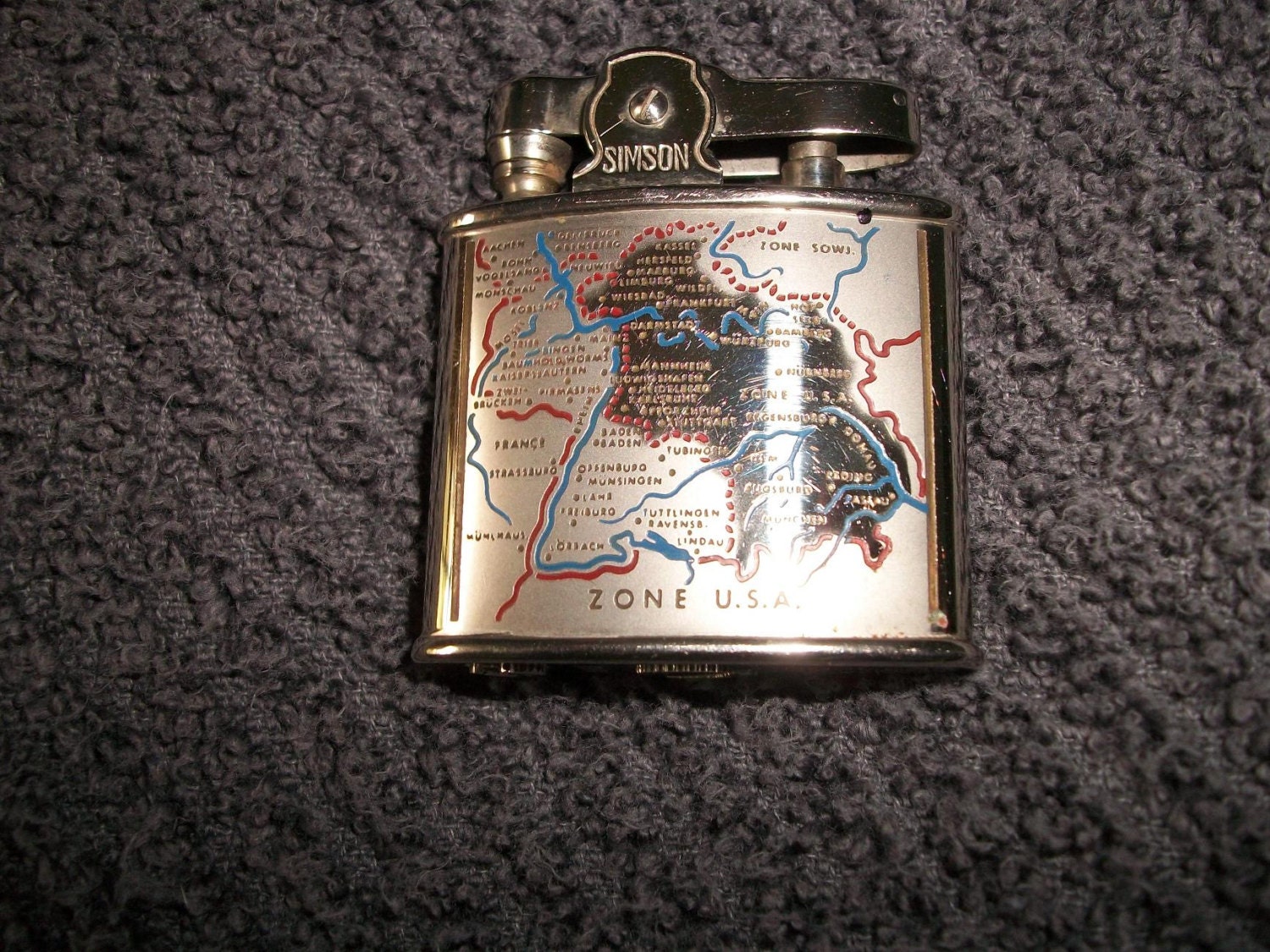 Vintage Lighter US Zone Lighter Simson W W II World