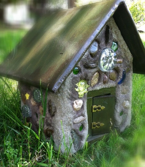 Custom large fairy houses for the garden or wherever a little