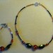 Multi Colored Beaded Necklace and Bracelet