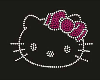 Items similar to Minnie Mouse-Hello Kitty Rhinestone Bling Soft Crib ...