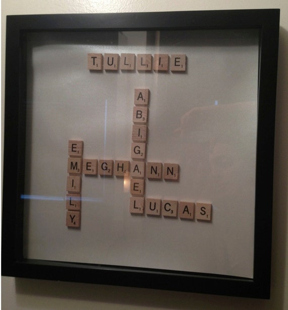 Scrabble Family Names by Alwaystheoccasion on Etsy