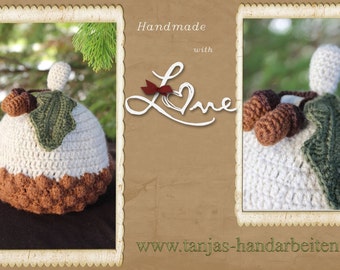 Acorn Baby Hat Crochet Pattern