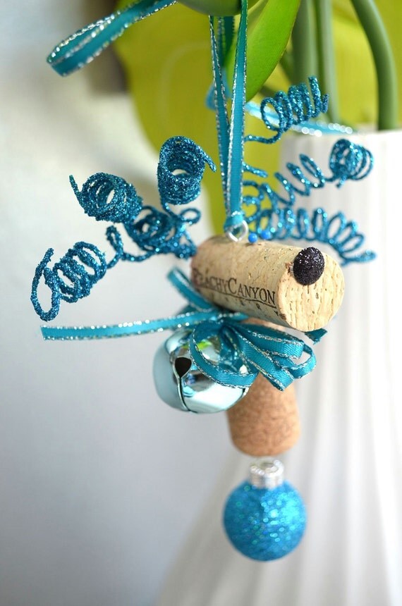 Items similar to Wine Bottle Ornaments on Etsy