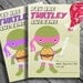 Printable Ninja Turtle Inspired Valentine Cards for Girls with