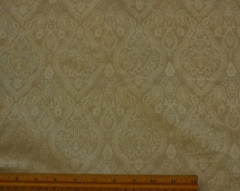dupioni jacquard silk fabric wide jd yard gold ecru 324c paisley cream