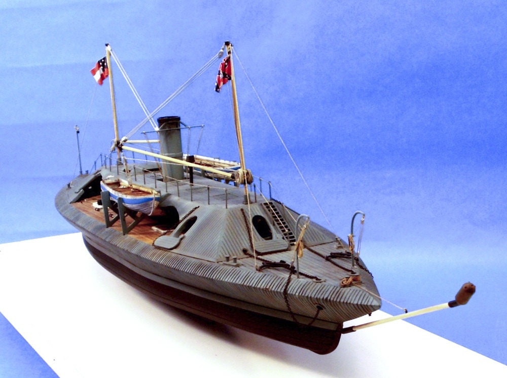 CSS Palmetto State Civil War Model Kit over 2ft See Radio