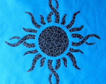 Celtic Sun Quilt Applique Pattern Design (easy)
