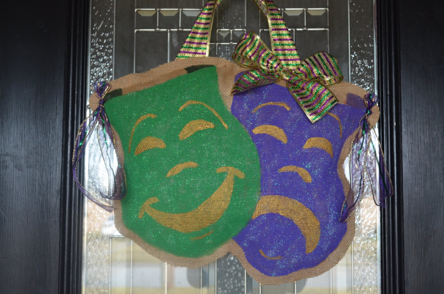 mardi gras ladder door hanger