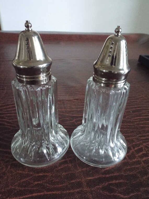 Salt and Pepper Shakers HUGE by burnedbunny on Etsy