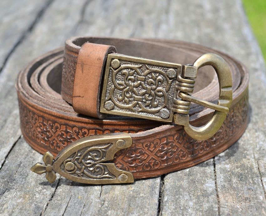 Medieval Leather Belt Middle Ages