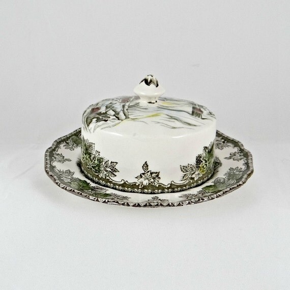 Johnson Brothers Friendly Village Covered Round Butter Domed