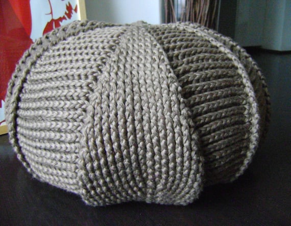 Large Crochet Pouf Poof Ottoman Footstool Home Decor by ...