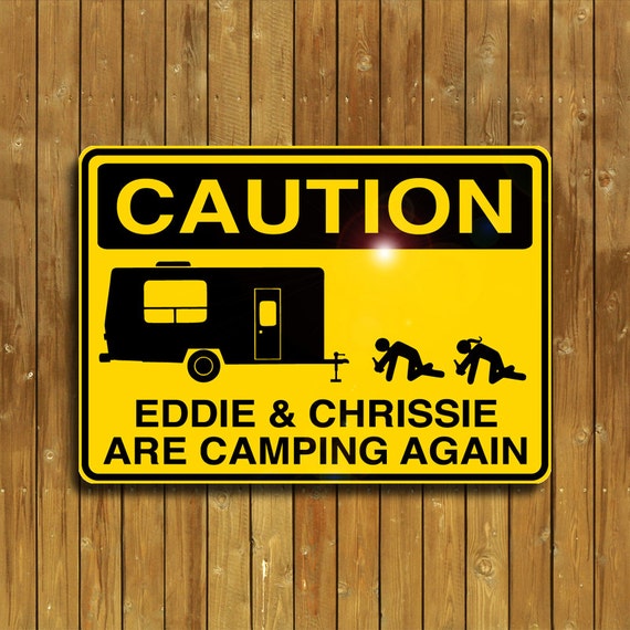 Personalized Camping sign