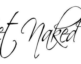 Get Naked Decal Etsy