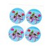 Lisa Frank Ballet Slippers with Roses Large Sticker mod 80's Vintage RARE