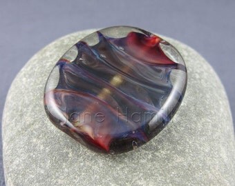 Lampwork bead "Poloma" art glass pendant or focal, FHFteam Y3, GBUK, SRA