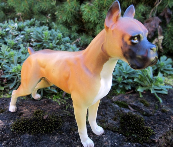 ceramic boxer statue