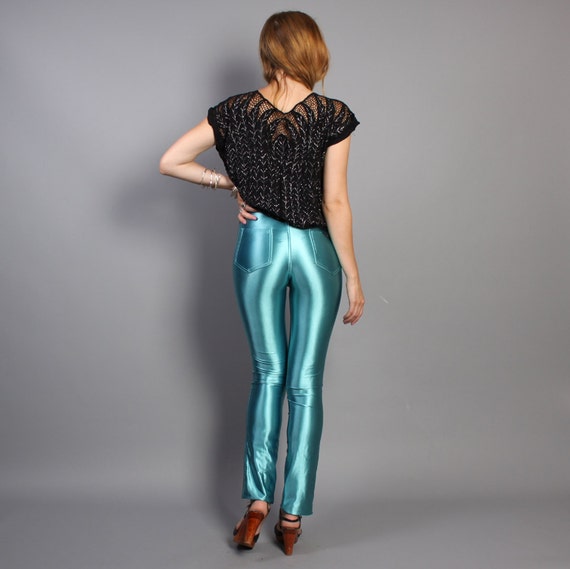 shiny pants womens