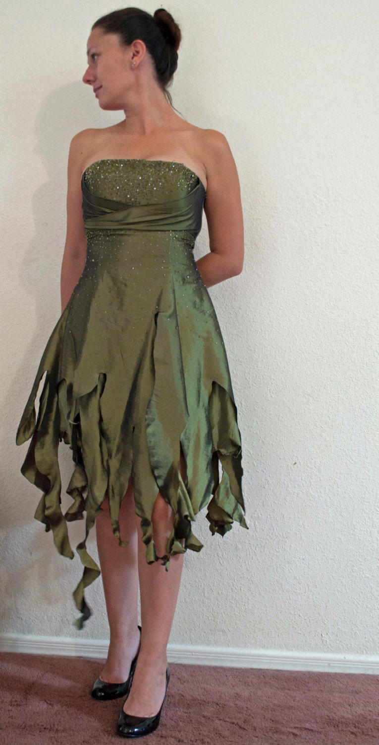 woodland fairy prom dress