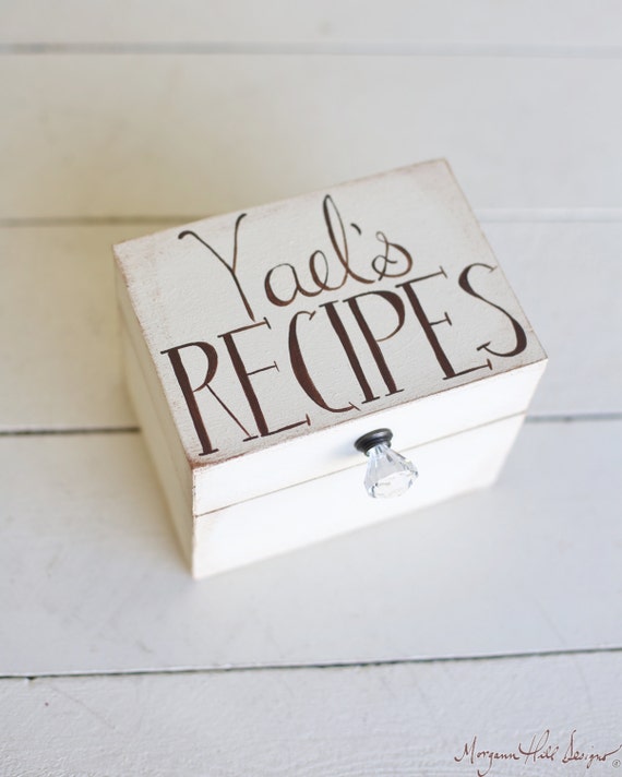 Recipe Box Rustic Chic Decor (Item Number MMHDSR10037) by braggingbags