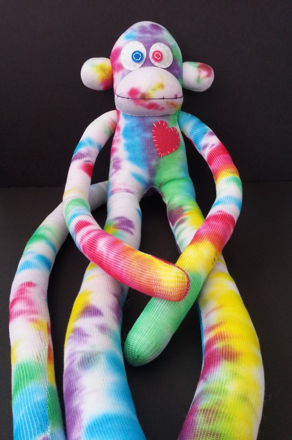 rainbow sock monkey commercial