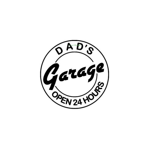 Download Items similar to Dads Garage - Vinyl Wall Decal - Wall Decals, Wall Decor, Dad Decals, Garage ...