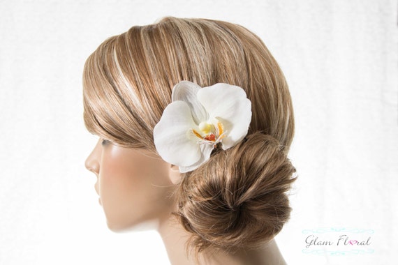 white orchid clip flower hair pin flower hair white orchid hair clip phalaenopsis hair pins with by glamfloral white orchid clip flower hair pin flower hair white orchid hair clip phalaenopsis hair pins with by glamfloral
