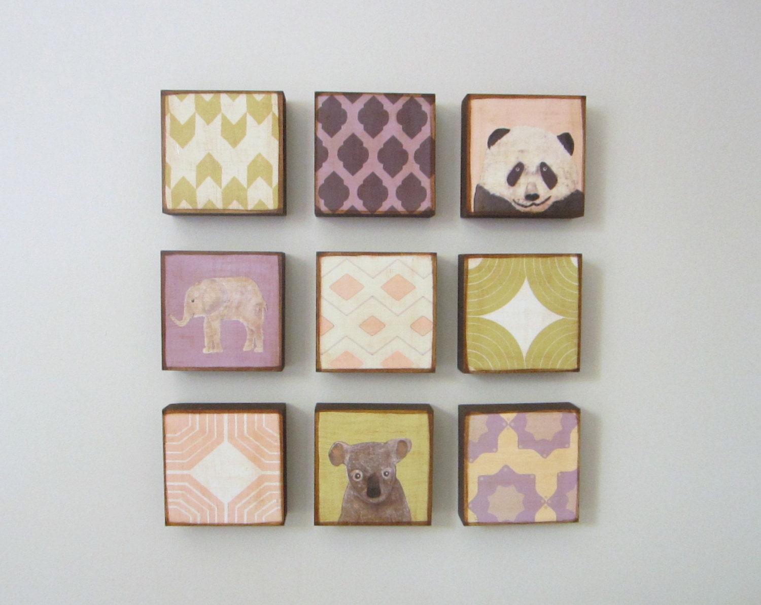 geometric nursery art woodland nursery boho nursery