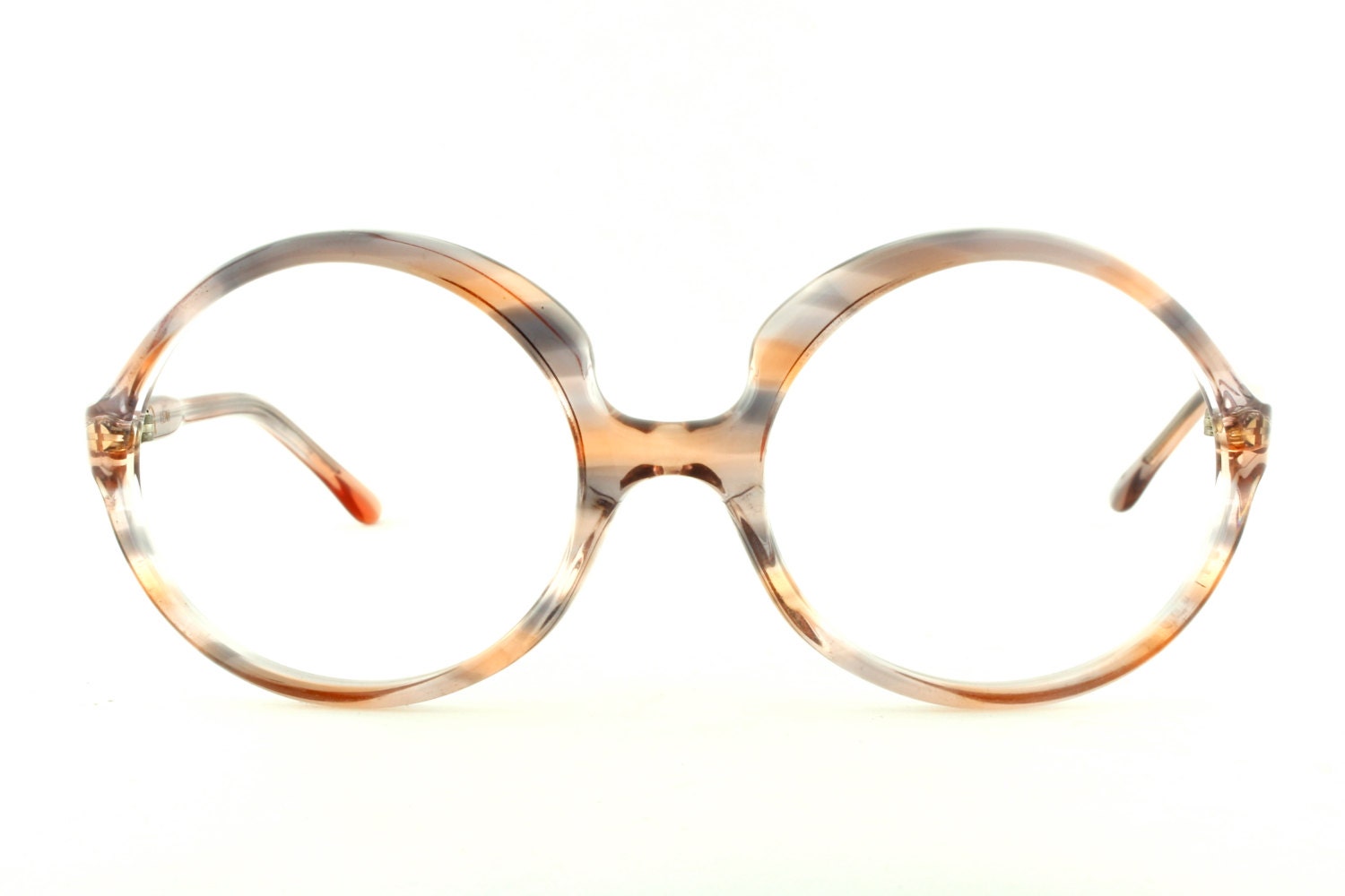 Vintage Deadstock 70s Oversized Round Eyeglass Frames 