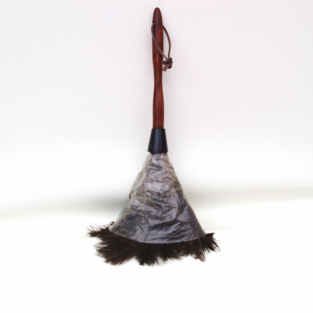 Vintage Feather Duster French Maid Ostrich Feathers Mid