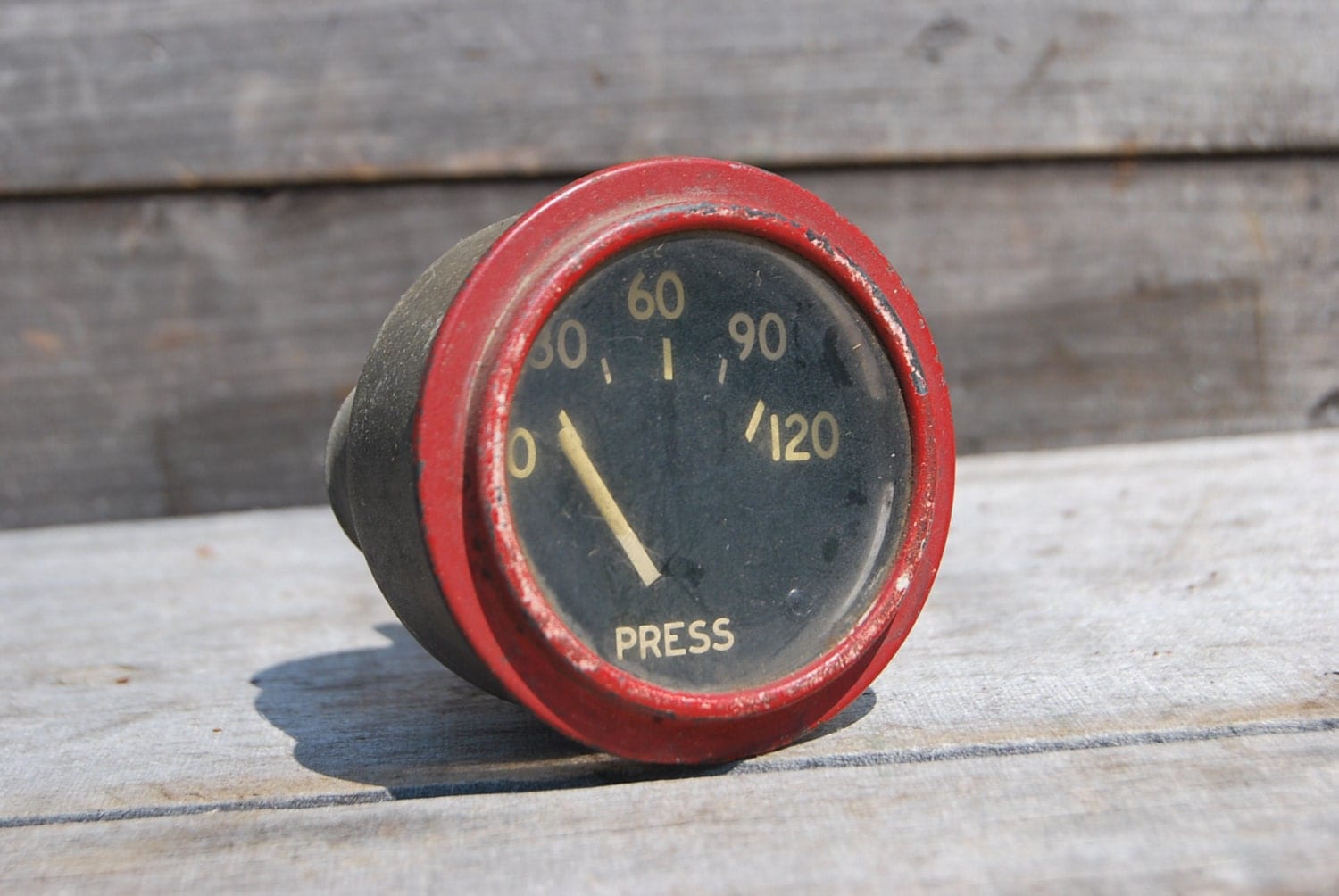 Antique Oil Pressure Gauge