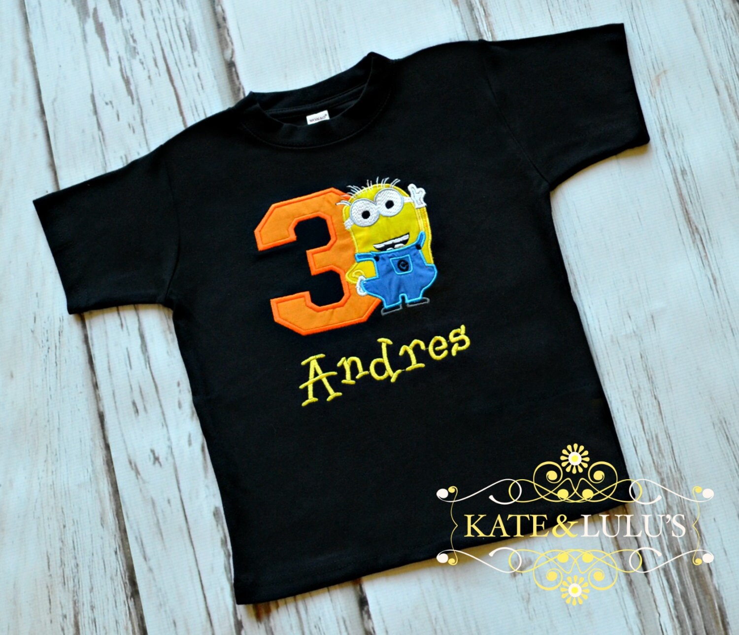 minion first birthday shirt