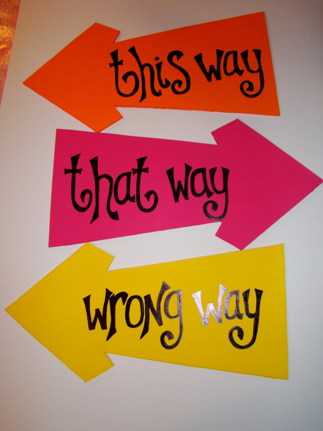 This Way That Way Alice In Wonderland Arrow Directional This Way That Way Alice In Wonderland Arrow Directional