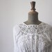 1900s cotton lace dress // Antique wedding dress