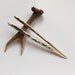 Hair chopsticks, Deer Antler, Hair pin, Haarschmuck, Eco, Hair Accessory, Tribal, Natural Hair Accessories, Handmade, MariyaArts