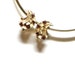 Lisner Topaz Rhinestone and Gold Earrings Glamorous Bridal Holiday Clip On Jewelry